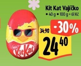 Čokoládové vajíčko Kit Kat Nestlé