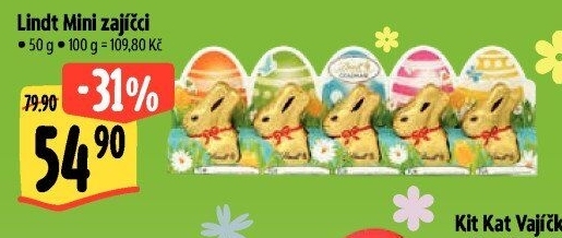 Čokoládoví zajíčci Lindt