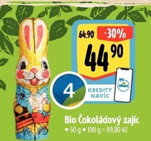 Čokoládový zajíc bio