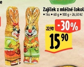 Čokoládový zajíc Cosmo