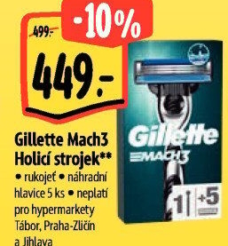Holicí strojek pánský Gillette Mach 3