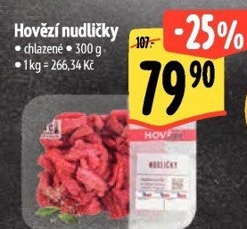 Hovězí nudličky Albert