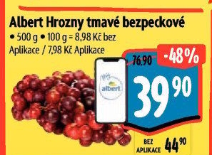 Hrozny tmavé bezsemenné Albert