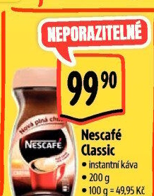 Instantní káva Nescafé Classic