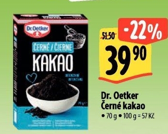 Kakao černé Dr. Oetker