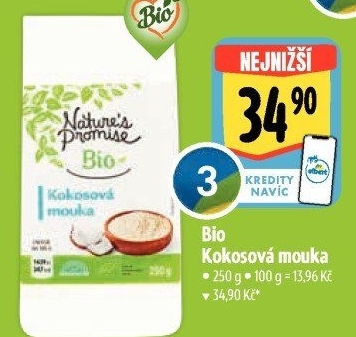 Kokosová mouka bio Nature'