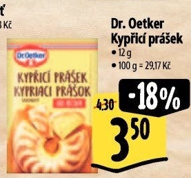 Kypřicí prášek Dr. Oetker