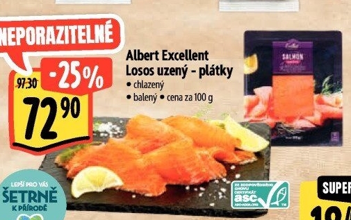 Losos uzený Albert Excellent