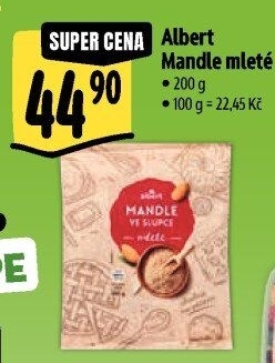 Mandle mleté Albert