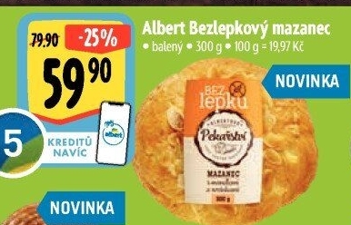 Mazanec bez lepku Albert