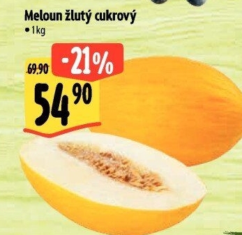 Meloun cukrový žlutý