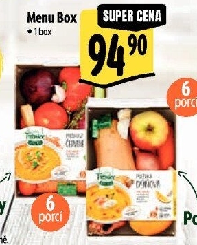 Menu box Polévka z červené čočky Albert