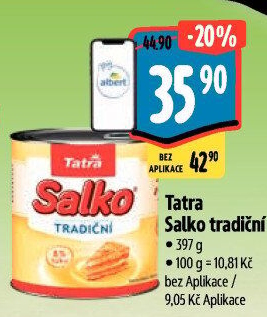 Mléko kondenzované Salko Tatra