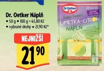 Náplň Dr. Oetker