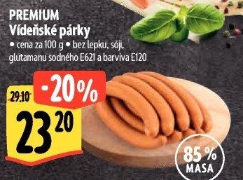 Párky vídeňské premium