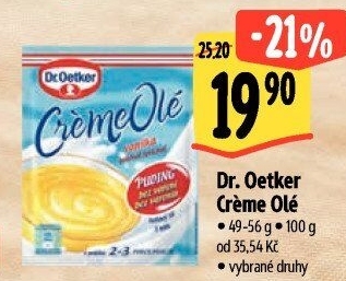 Pudink Créme Olé Dr. Oetker