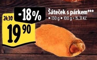 Šáteček s párkem