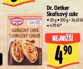 Skořicový cukr Dr. Oetker