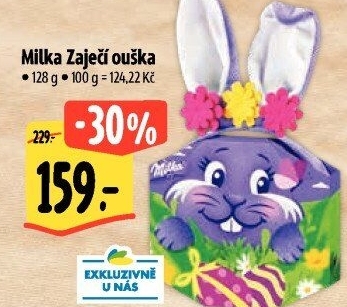 Sladkosti zaječí ouška Milka