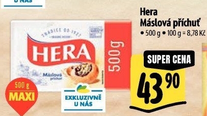 Tuk s máslovou příchutí Hera