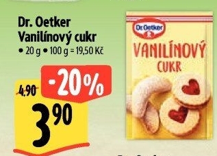 Vanilínový cukr Dr. Oetker