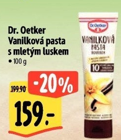 Vanilková pasta Dr. Oetker