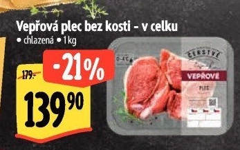 Vepřová plec bez kosti Albert