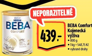 Výživa mléčná Comfort Beba Nestlé