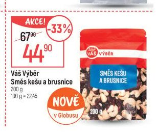 Váš výběr Směs kešu a brusnice