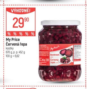 My Price Červená řepa kostky 670 g