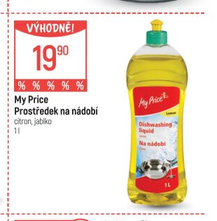 My Price Prostředek na nádobí 1 l