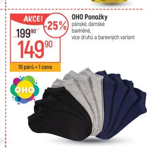 OHO Ponožky 10 párů