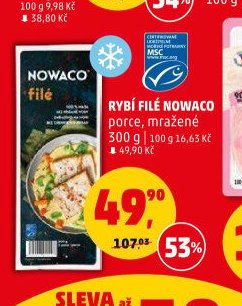 Rybí filé Nowaco