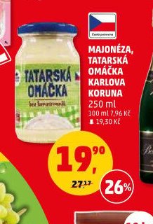 Tatarská omáčka Karlova Koruna