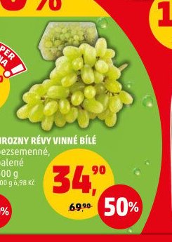 Hrozny révy vinné bílé