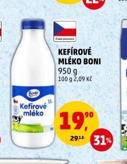 KEFÍROVÉ MLÉKO BONI