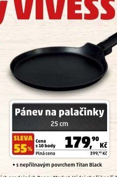 Pánev na palačinky 25 cm