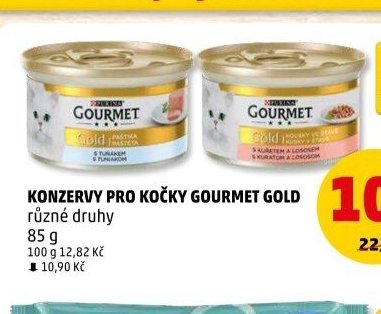 Konzervy pro kočky Gourmet Gold