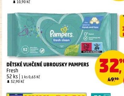 Dětské vlhčené ubrousky Pampers