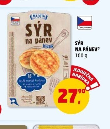 SÝR NA PÁNEV