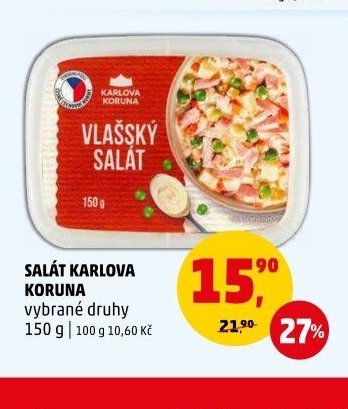 SALÁT KARLOVA KORUNA