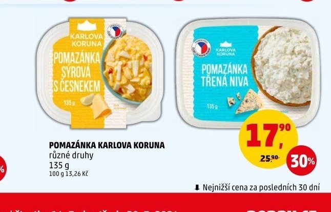 POMAZÁNKA KARLOVA KORUNA