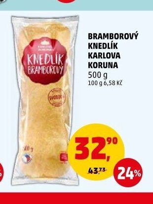 BRAMBOROVÝ KNEDLÍK KARLOVA KORUNA