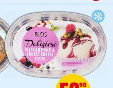 ZMRZLINA DELIZIOSO RIOS MASCARPONE & FOREST FRUITS TASTE