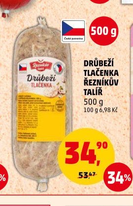 DRŮBEŽÍ TLAČENKA ŘEZNÍKŮV TALÍŘ