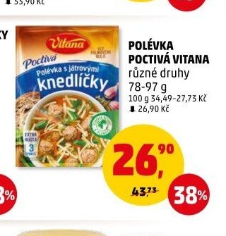 POLÉVKA POCTIVÁ VITANA různé druhy