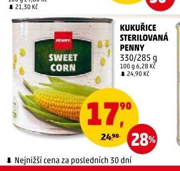 KUKUŘICE STERILOVANÁ PENNY