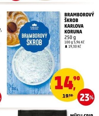 BRAMBOROVÝ ŠKROB KARLOVA KORUNA