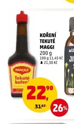 KOŘENÍ TEKUTÉ MAGGI