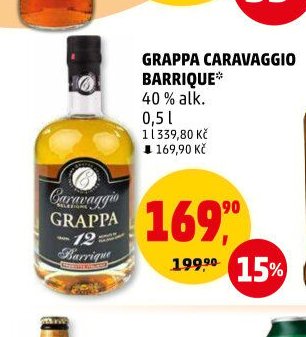 Grappa Caravaggio Barrique